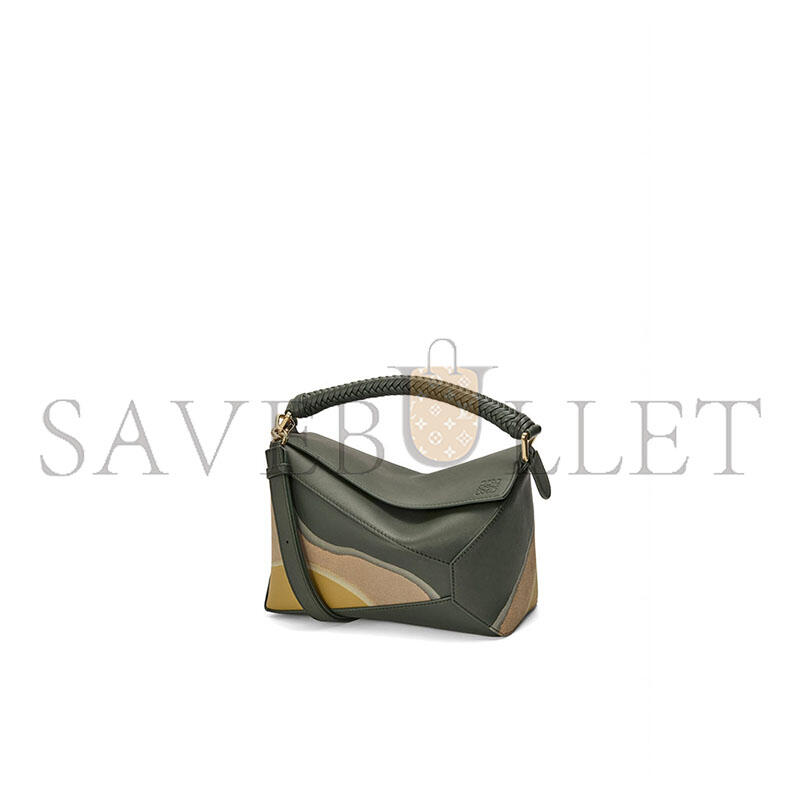 L0ew* small puzzle edge landscape bag in nappa calfskin a510p60xb0-5686 (24*16.5*10.5cm)